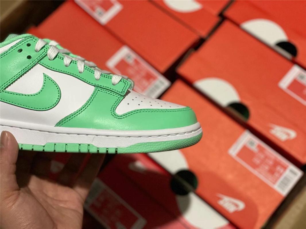 PK GOD nike dunk low Green Glow retail materials ready to ship